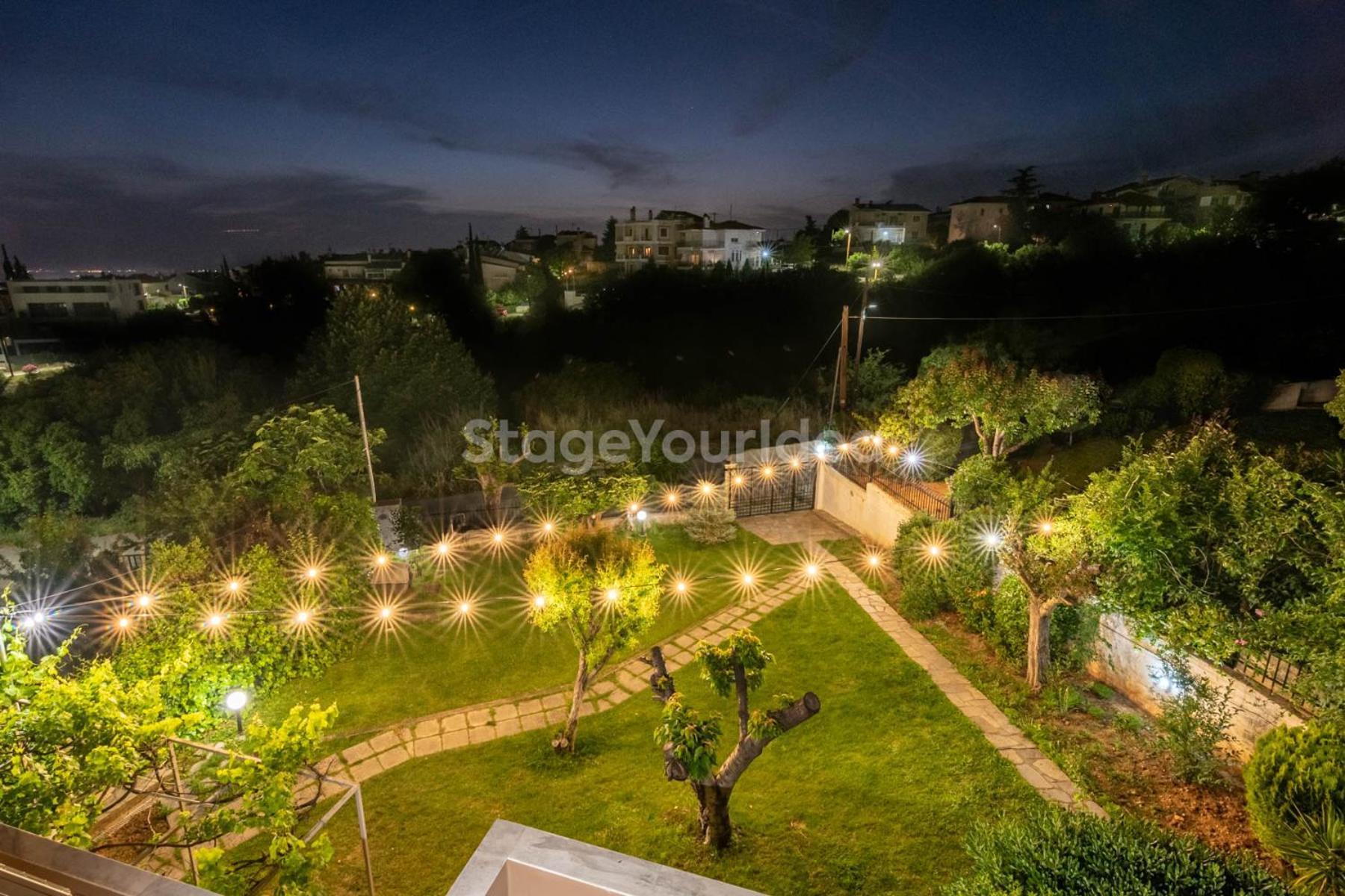 Τraditional Fully Detached Villa On A Luxurious Hillock Of Thessaloniki With Its Own Garden Also For Family & Wedding Gatherings For 10 To 25 People Only 15 Minutes From Airport Extérieur photo