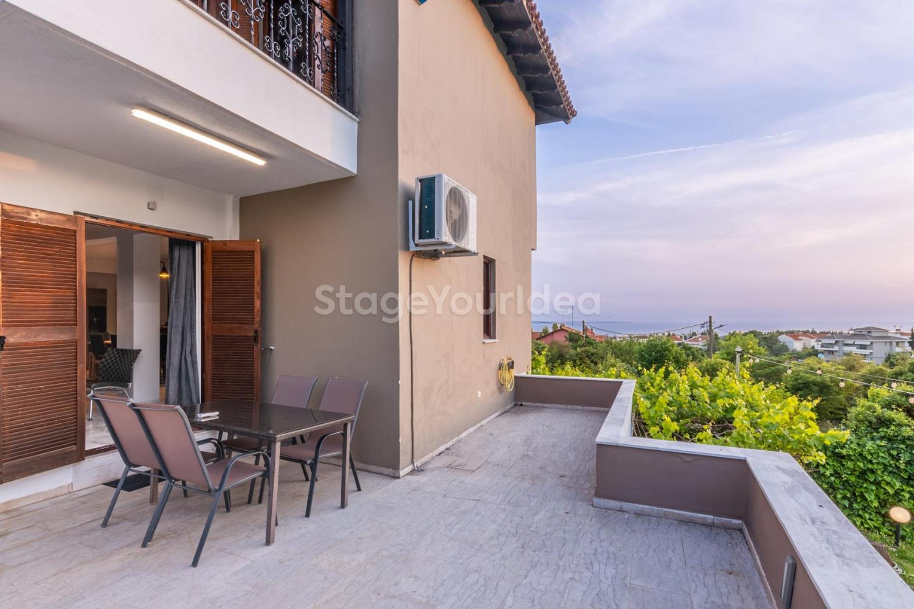 Τraditional Fully Detached Villa On A Luxurious Hillock Of Thessaloniki With Its Own Garden Also For Family & Wedding Gatherings For 10 To 25 People Only 15 Minutes From Airport Extérieur photo